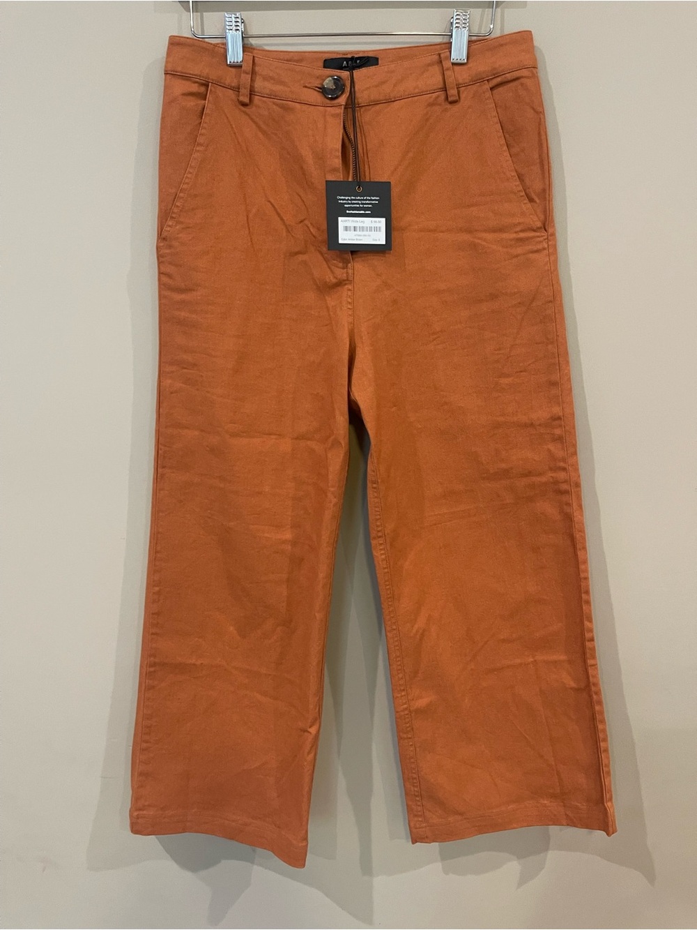 Able AARTI Wide Leg Pants in Burnt Orange